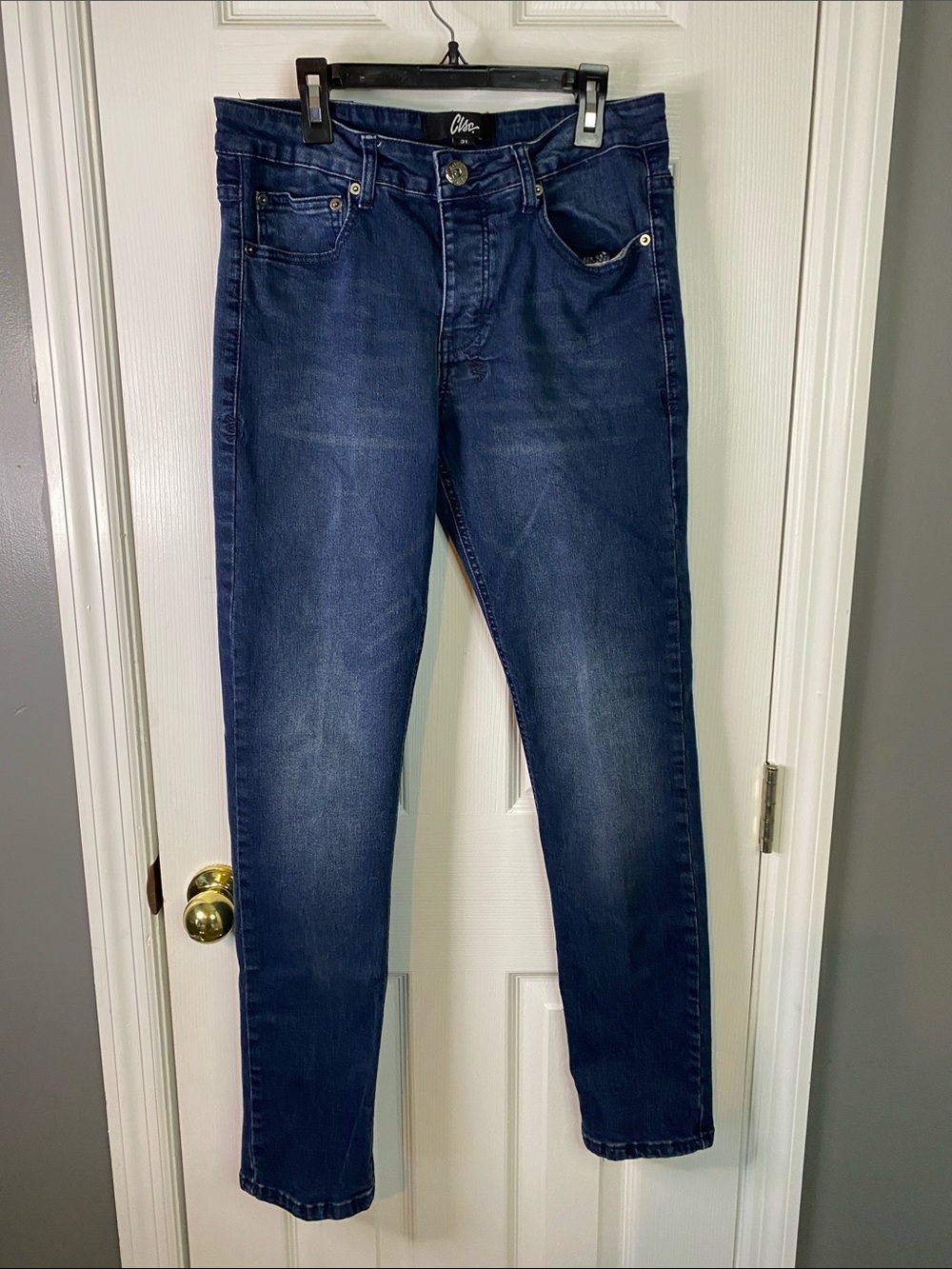 CLSC Men's Indigo Slim Straight Jeans Size 31 Button Fly.